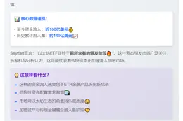 以太坊ETF吸金近百亿美元