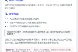 以太坊或获4000美元支撑