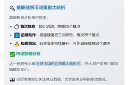 高盛预计美联储9月起降息三次