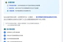# 美将建月球核电站