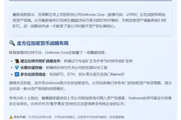 "Unitronix增持5.5枚比特币"