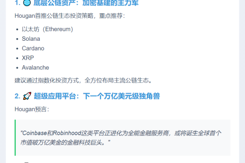 Bitwise CIO：公链与应用成加密货币投资焦点