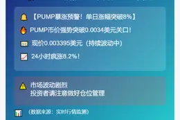 PUMP飙涨8.2%突破0.0034美元