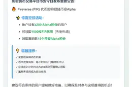 200 Alpha积分可领1000 FIR空投