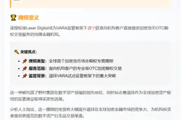 野村子公司获迪拜首张加密期权牌照