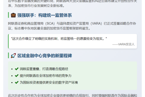 迪拜与阿联酋协调加密框架