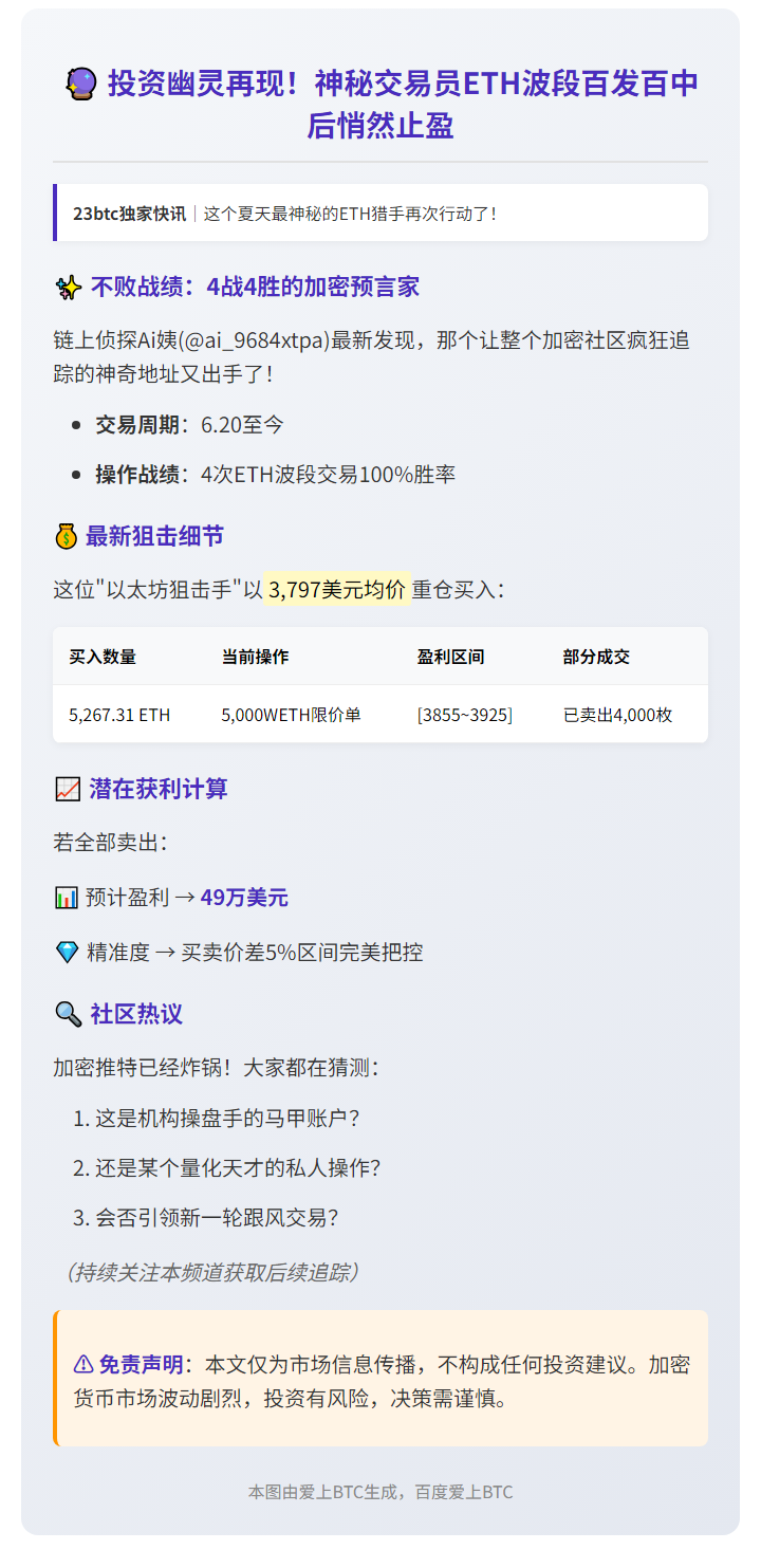 ETH波段王获利离场