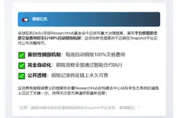 基金会计划每周销毁全部交易费