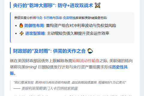 美银：美联储若调整配置或吸纳2万亿短债