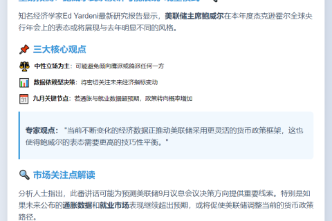 鲍威尔杰克逊霍尔讲话料趋谨慎