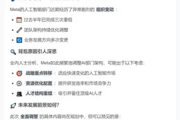 Meta六个月内第四次重组AI业务
