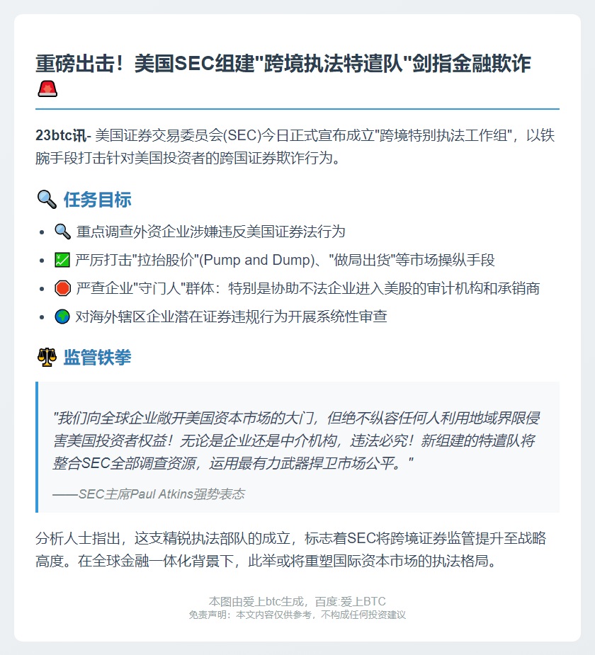 SEC严打跨境投资欺诈