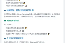 南非Altvest拟筹资2.1亿美元购比特币