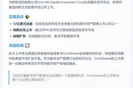 CoinShares 借合并赴美上市