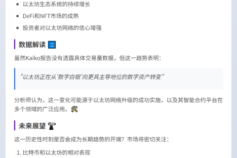 以太坊现货交易量首超比特币