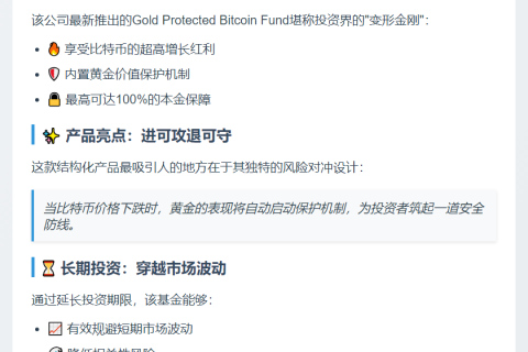 Cantor推出黄金比特币基金