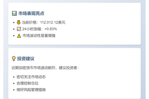 比特币突破11.2万美元
