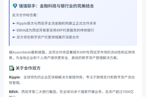 Ripple与西班牙银行合作