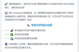 代币化资产规模突破2,900亿美元