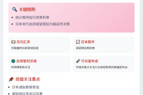 日央行或于9月19日维持利率