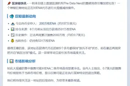 巨鲸两周抛售2000万ENA 今日再转200万至币安