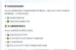 SharpLink启动15亿美元股票回购