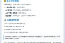 Amber Q2收入2100万 利润1500万