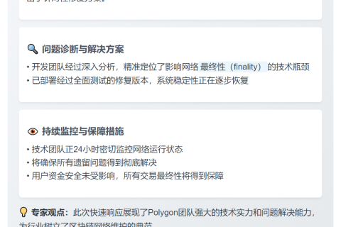 Polygon确认网络延迟问题并发布修复