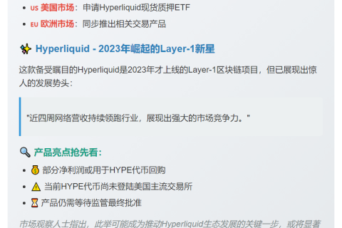 VanEck申请Hyperliquid质押ETF