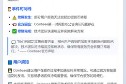 Coinbase修复加密货币转账故障