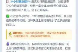 TAO突破360美元