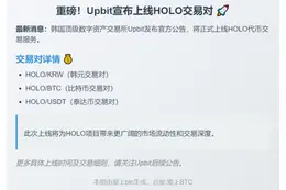 Upbit上线HOLO