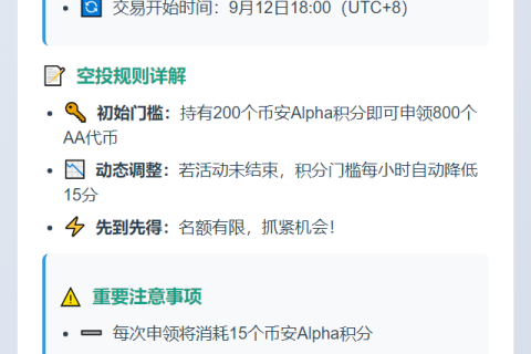ARAI空投：200 Alpha积分可申领