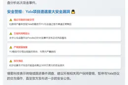 "慢雾确认Yala稳定币遭攻击，协助调查"