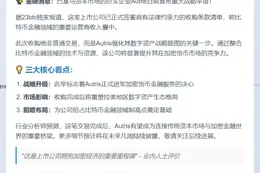 Autris 收购比特币财务公司强化 BTC 战略