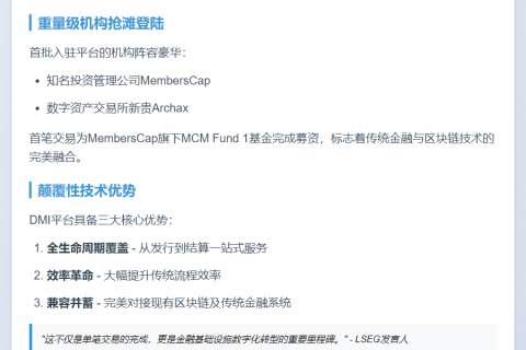 伦敦证交所区块链私募平台首单成交