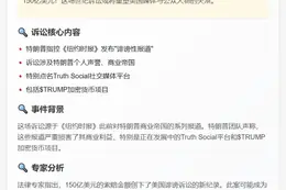 特朗普起诉纽约时报索赔150亿