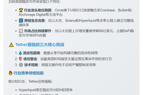 伯恩斯坦：Tether新稳定币USAT面临挑战