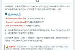 Tuttle Capital申请推出三款加密ETF