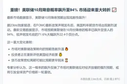 美联储10月或降息