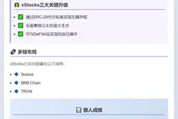 Kraken联Backed推出xStocks以太坊版