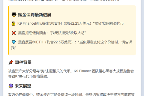 ShibaSwap黑客拒低价赎金