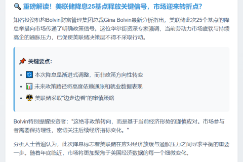 美联储将审慎降息