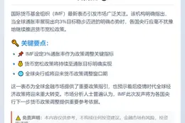 IMF：通胀达标3%前应持续宽松