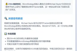 Michael Saylor或再增持比特币