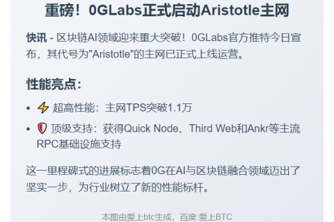 0GLabs主网上线