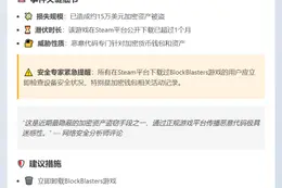 Steam游戏藏恶意代码致15万美元损失