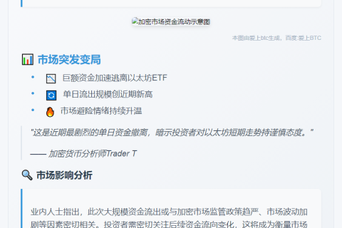 昨日美现货以太坊ETF净流出1.3535亿美元