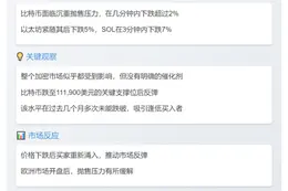 加密货币短线崩盘后反弹