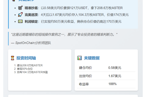 巨鲸4天豪赚50万投资ASTER